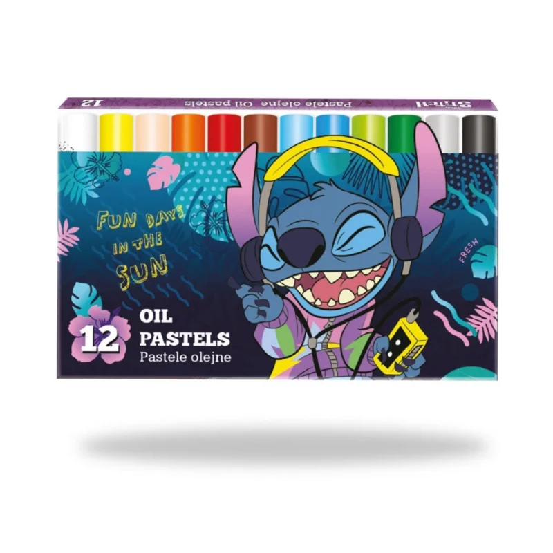 Маслени пастели 12 цвята Stitch