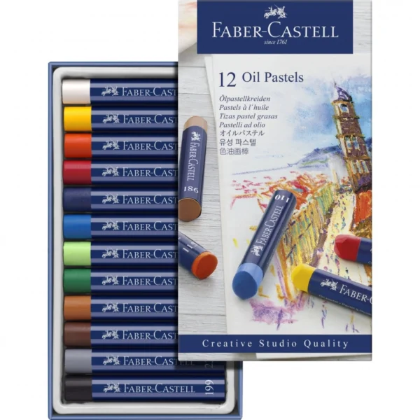 Маслени пастели Faber-Castell - 12 цвята