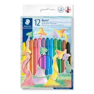 Восъчни пастели Staedtler Noris Club Twister - 12 цвята