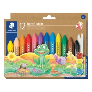 Восъчни пастели Staedtler Noris Junior - 12 цвята