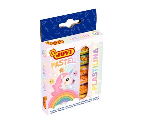 Пластилин Jovi 6 цвята, 15г - Pastel
