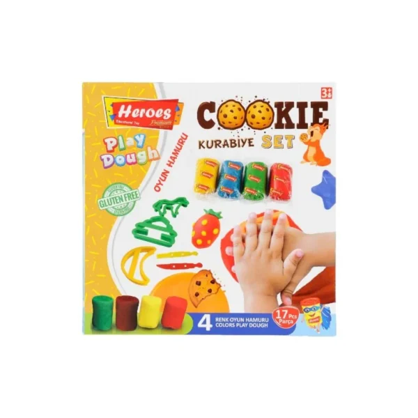 Комплект за моделиране Heroes Play Dough - Бисквитки