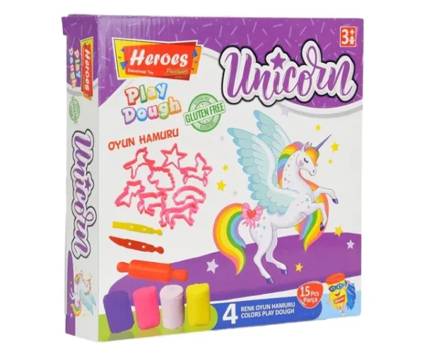 Комплект за моделиране Heroes Play Dough - Еднорог
