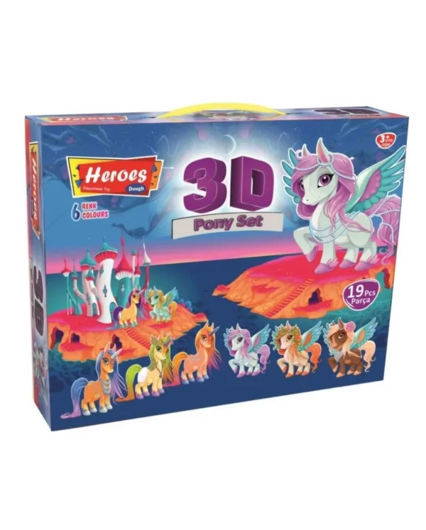 Комплект за моделиране Heroes Play Dough - Пони