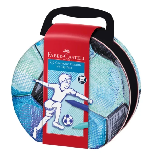 Флумастери Faber-Castell Connector футбол