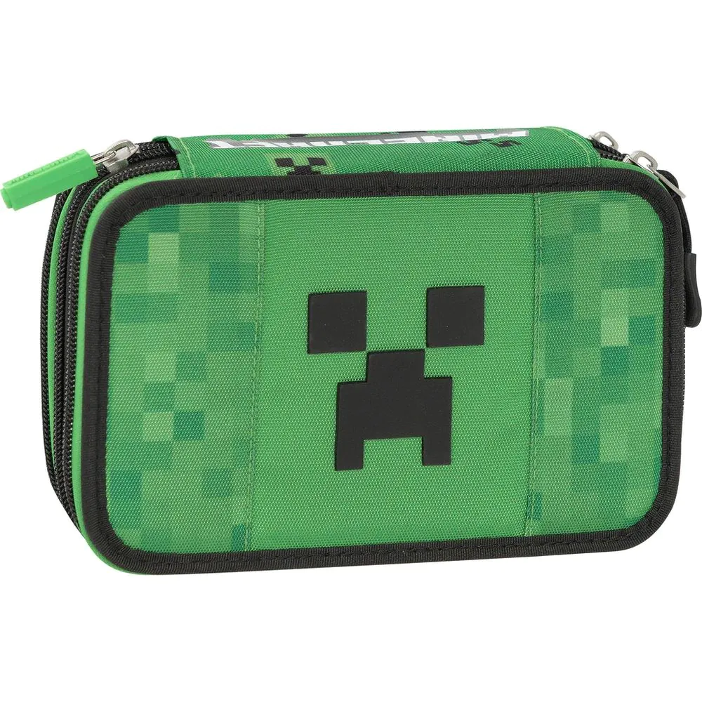 Ученически несесер с 3 ципа, Minecraft Pixel