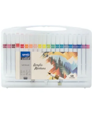 Акрилни маркери Spree Artist Soft Brush, 48 цвята