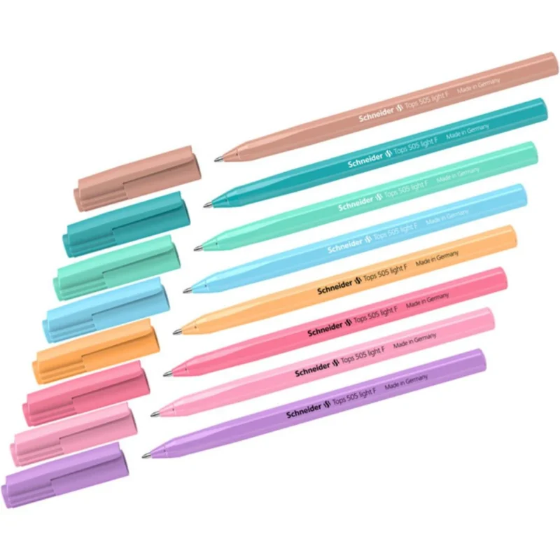 Химикалка Schneider Tops 505 F pastell, синьо мастило