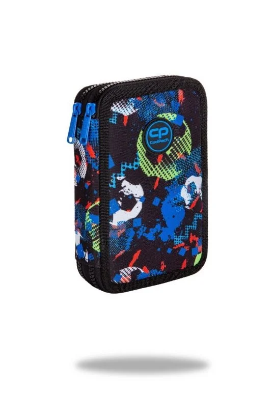 Ученически несесер с пособия CoolPack - Jumper 2 - Football blue