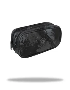 Ученически несесер с 2 ципа Coolpack - Duke - Kick grey
