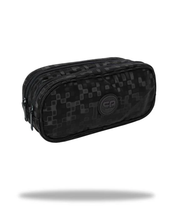 Ученически несесер с 2 ципа Coolpack - Duke - Trace pixel
