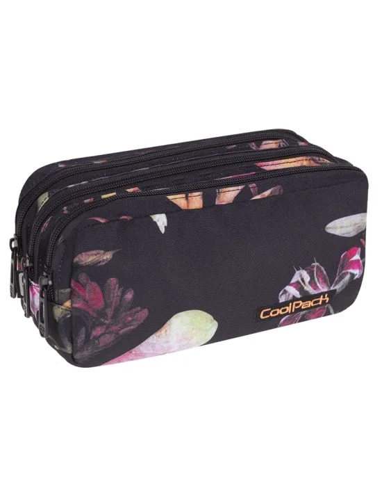 Ученически несесер с 3 ципа CoolPack - Primus - Lilies