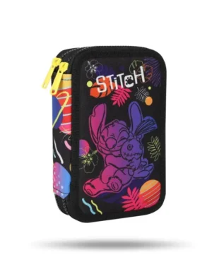 Ученически несесер с пособия CoolPack - Jumper 2 - Stitch black
