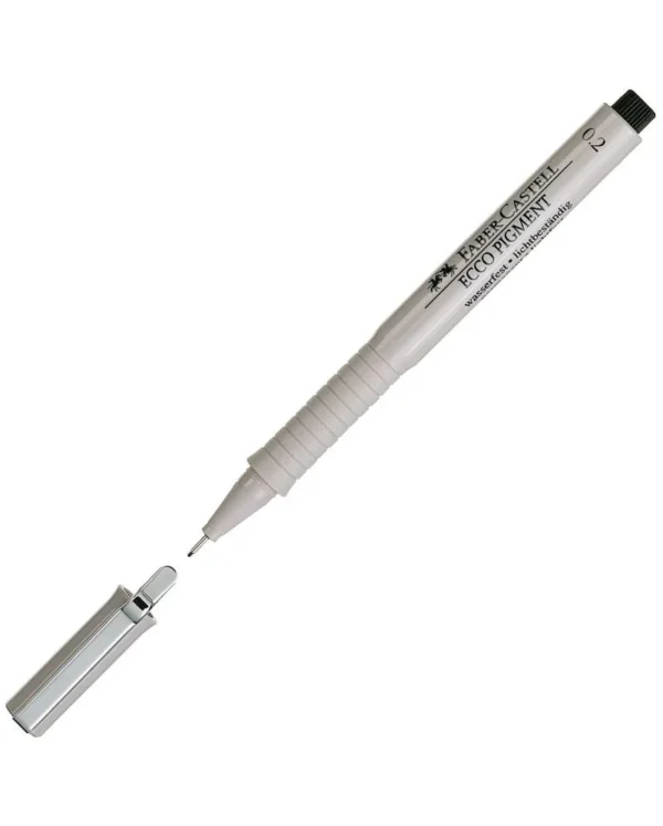 Тънкописец Faber-Castell Ecco-Pigment - 0.2 mm - черен