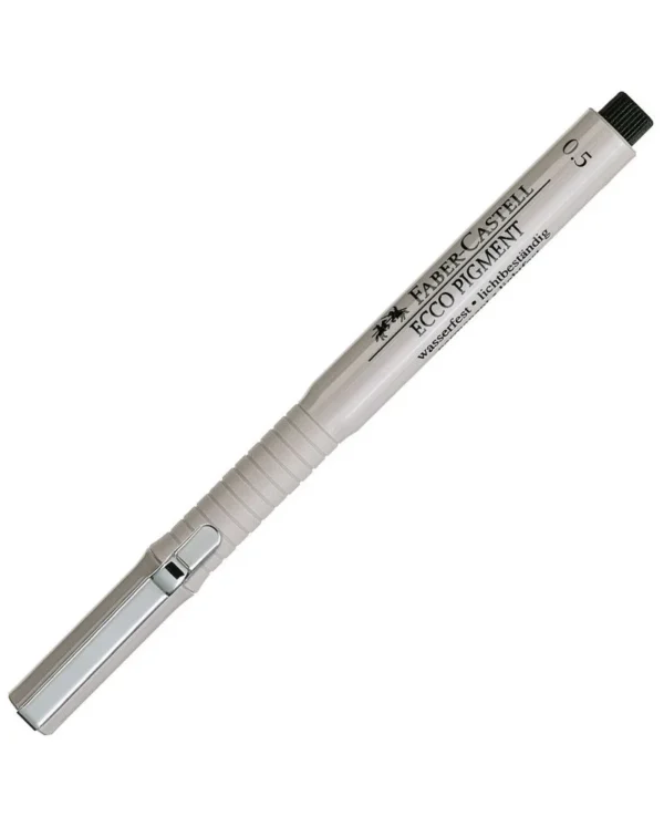 Тънкописец Faber-Castell Ecco-Pigment - 0.5 mm - черен