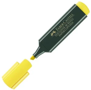 Текст маркер Faber-Castell - жълт