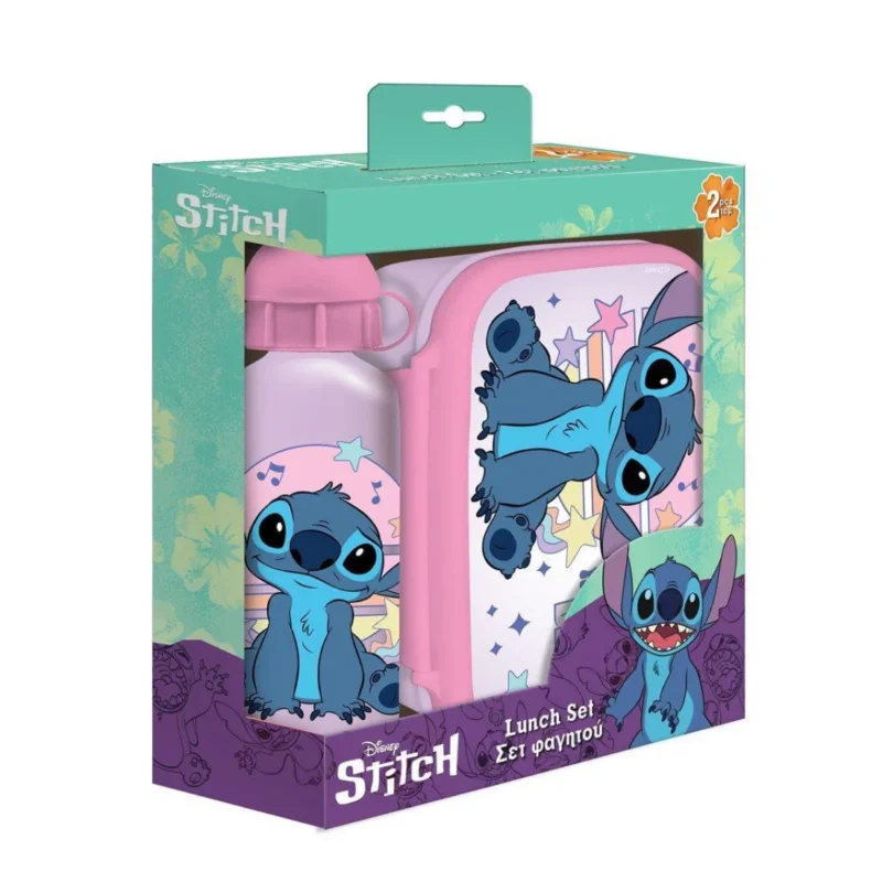 Комплект кутия за храна и бутилка Must, Lilo & Stitch