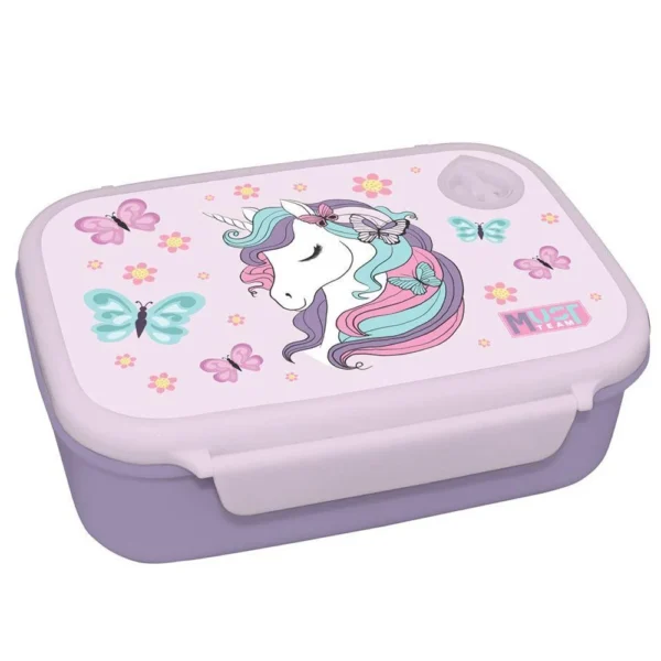 Комплект кутия за храна и бутилка Must, Lovely Unicorn