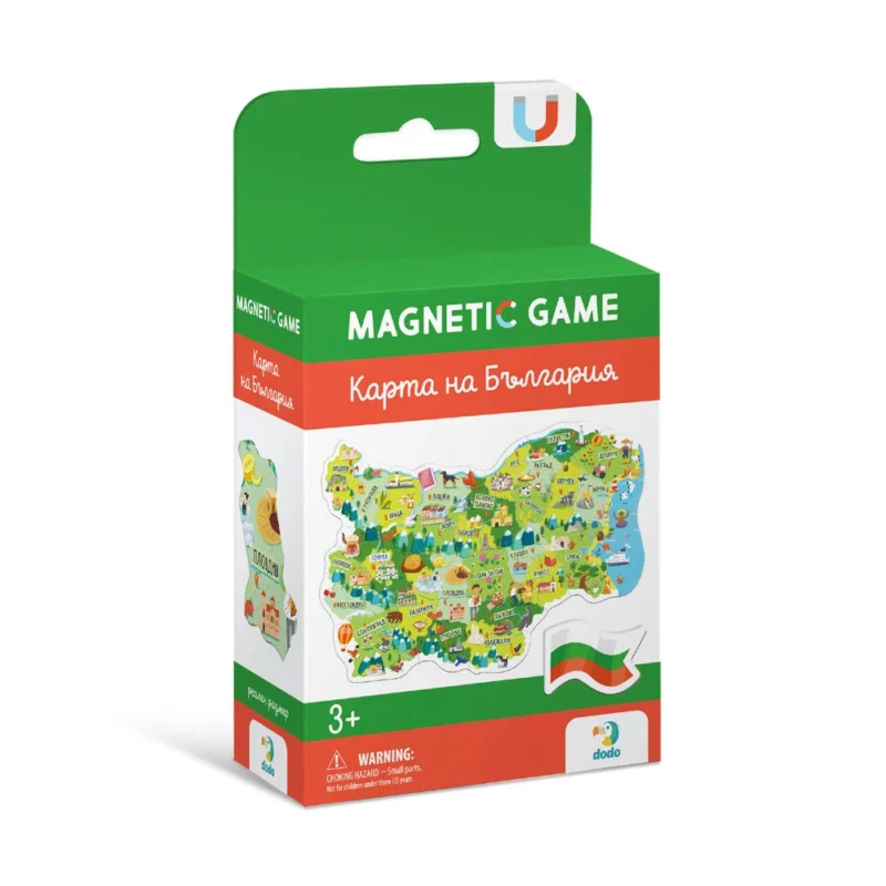 Магнитна игра Dodo 30 части - Карта на България