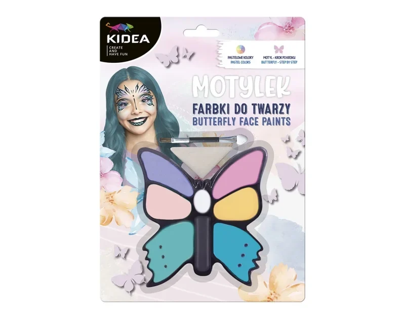 Бои за лице Kidea Butterfly - 8 цвята