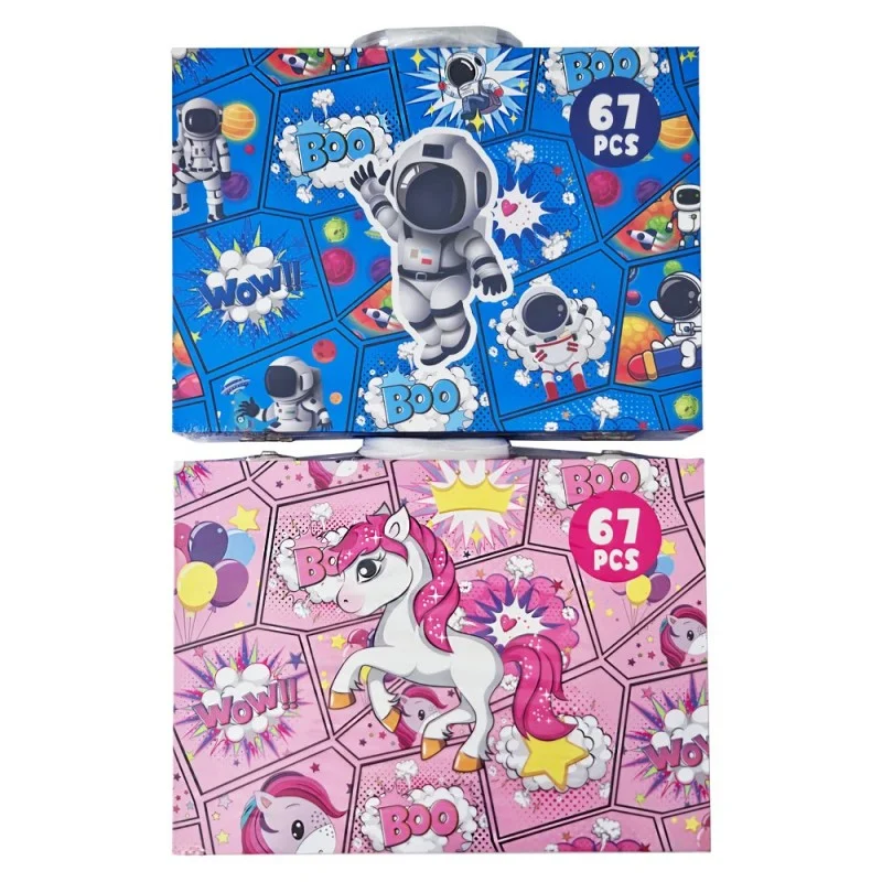 Комплект за рисуване и оцветяване 67 части