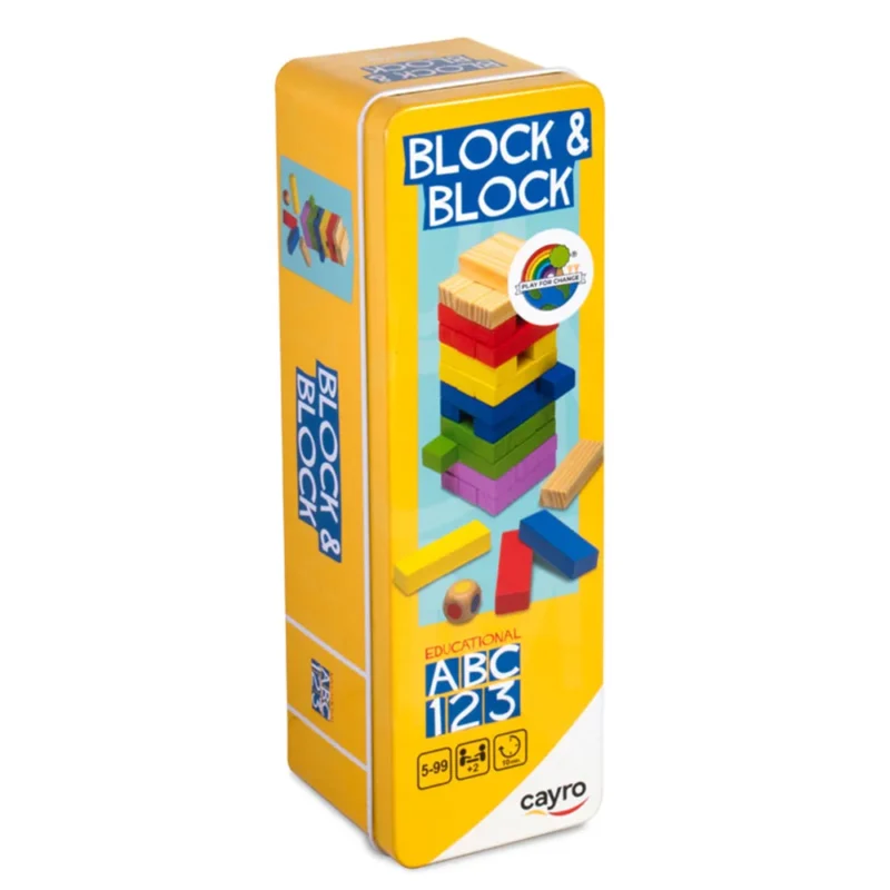 Игра дженга мини в метална кутия