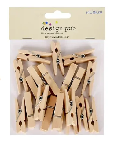 Щипки дървени 3.5мм за декорация