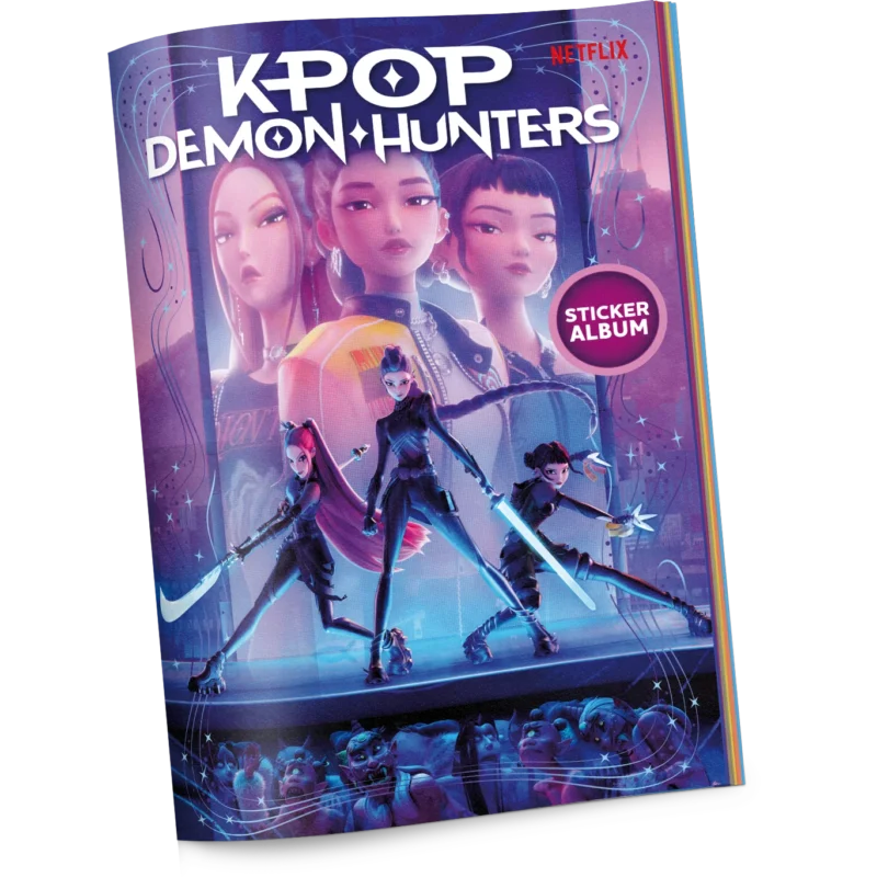 K-pop Demon Hunters албум за стикери + стикери