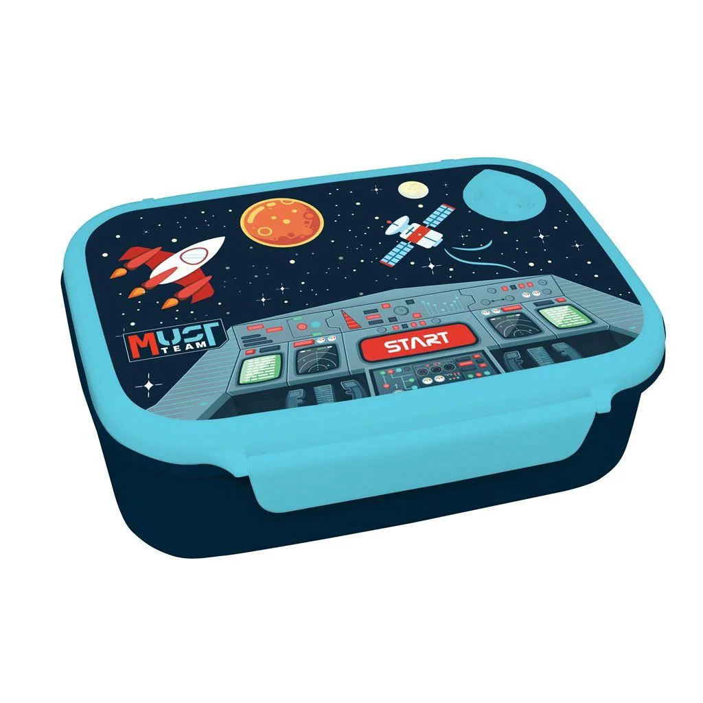 Комплект кутия за храна и бутилка 500 ml Must Spaceship 3 Комплект кутия за храна и бутилка 500 ml Must Spaceship