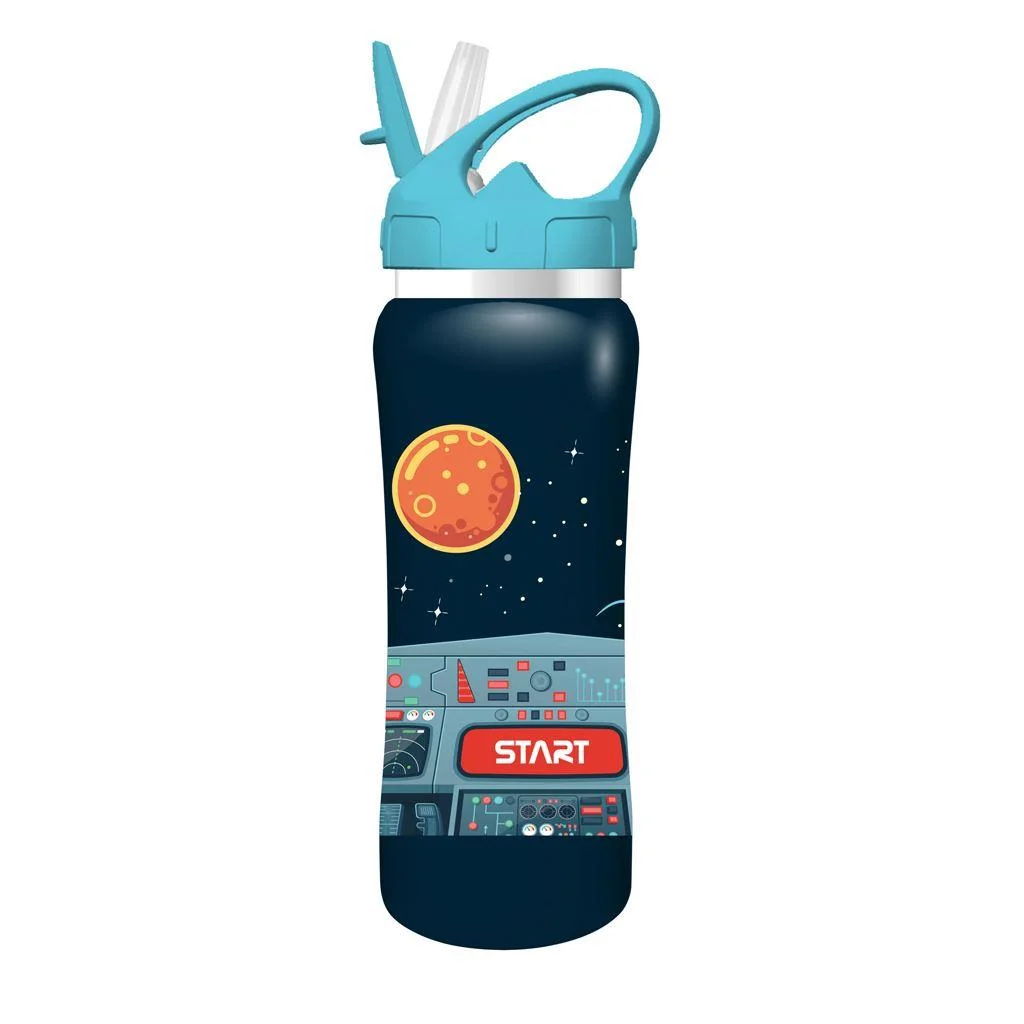 Комплект кутия за храна и бутилка 500 ml Must Spaceship 2 Комплект кутия за храна и бутилка 500 ml Must Spaceship