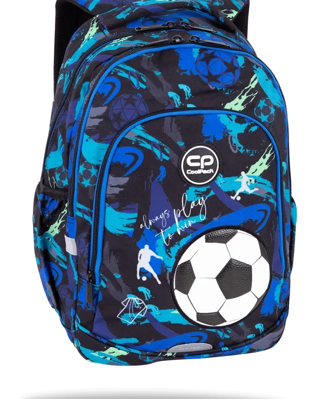 Ученическа раница CoolPack Prime PRO Football Navy