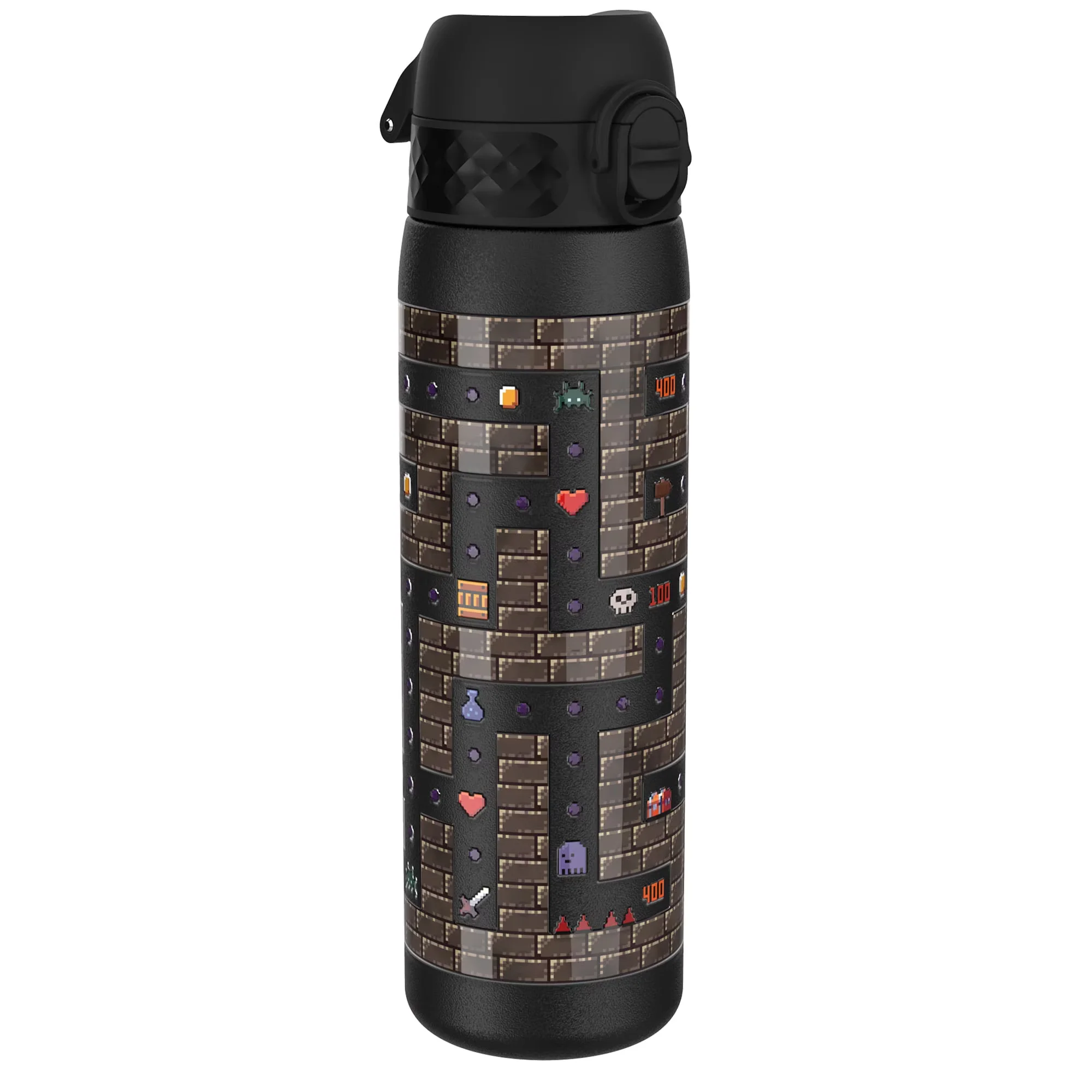 Бутилка за вода, Ion8 метална 600мл. Gamer